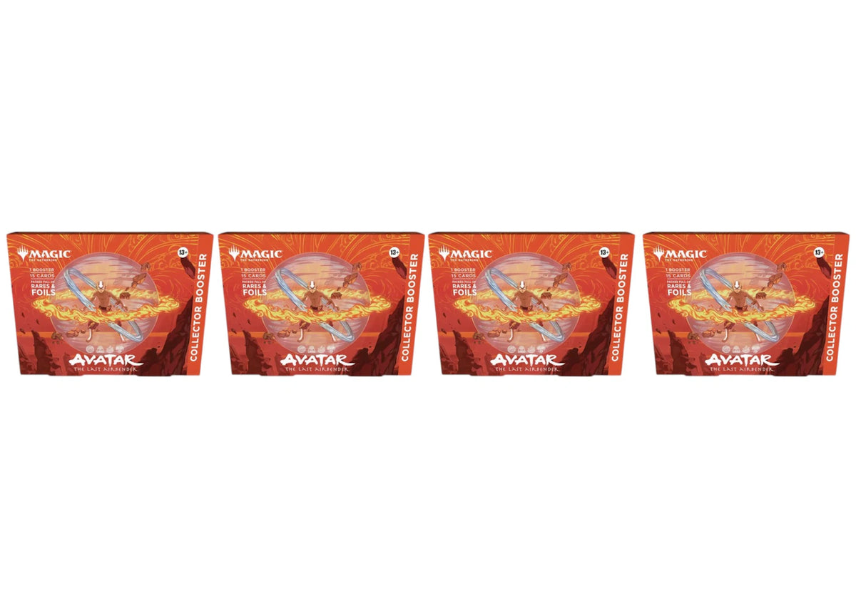 2025 Magic: The Gathering Avatar: The Last Airbender Collector Booster 4x Lot -1