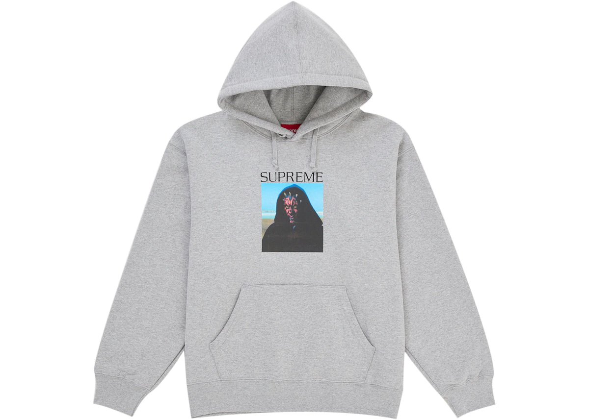 Supreme Sith Hooded Sweatshirt Heather Grey -1