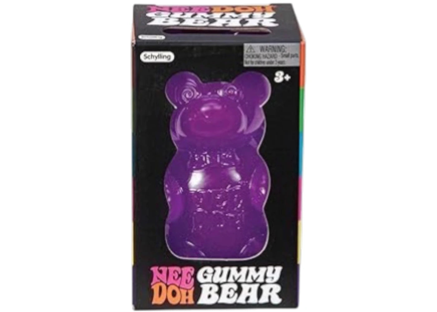 NeeDoh Gummy Bear Squishy Fidget Toy Purple -1