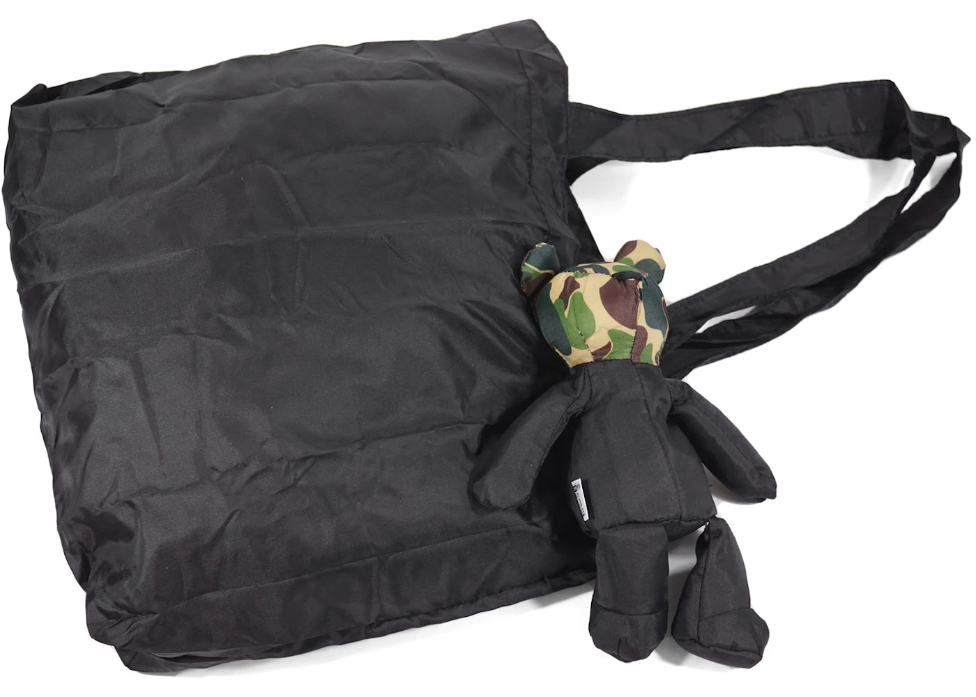 BAPE Lucky Bag Teddy Tote Black -1