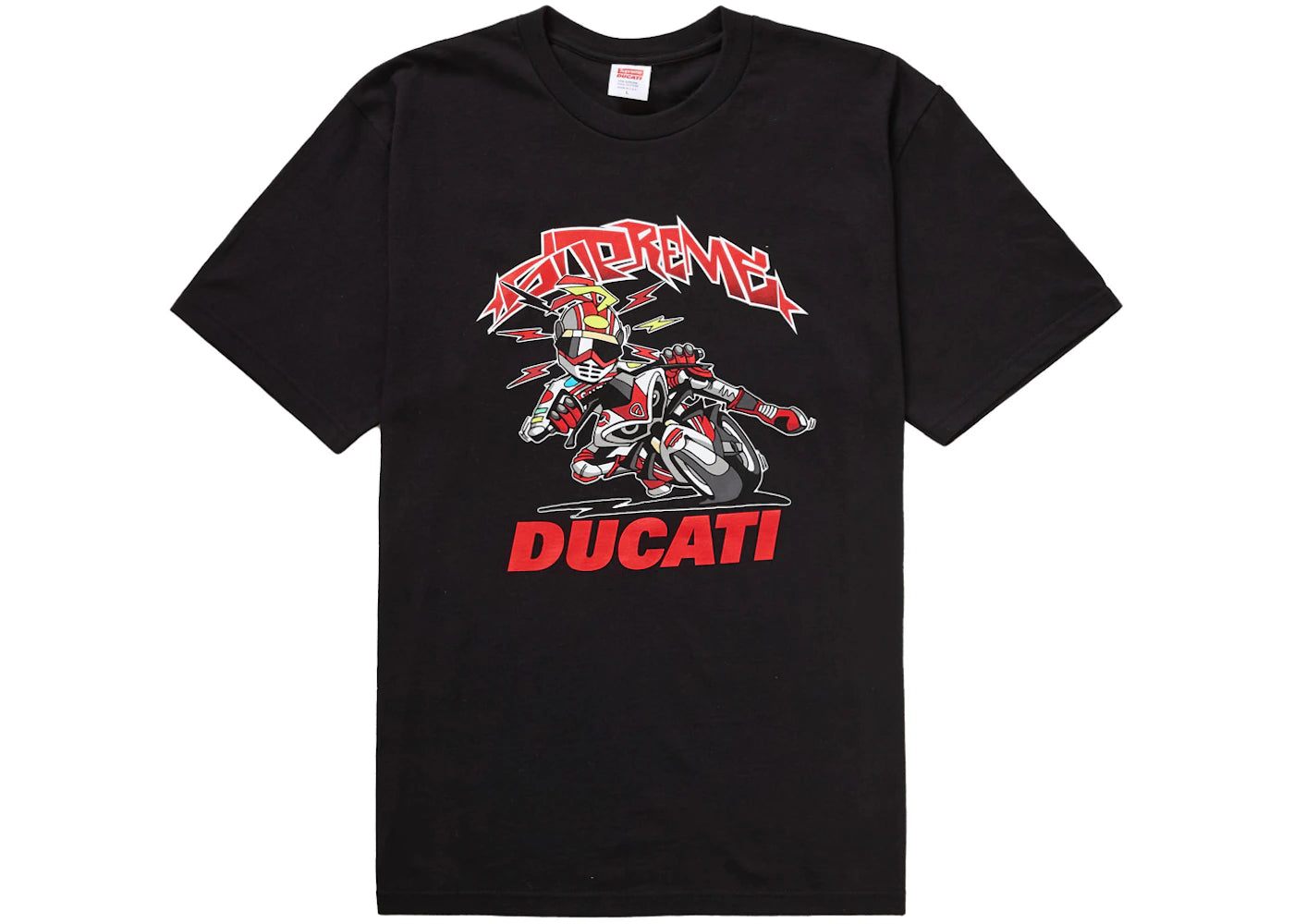 Supreme Ducati Bike Tee Black -1