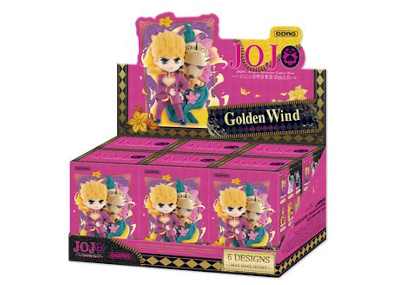 Pop Mart JoJo's Bizarre Adventure Golden Wind Series Figure Sealed Case (6 Blind Box) -1