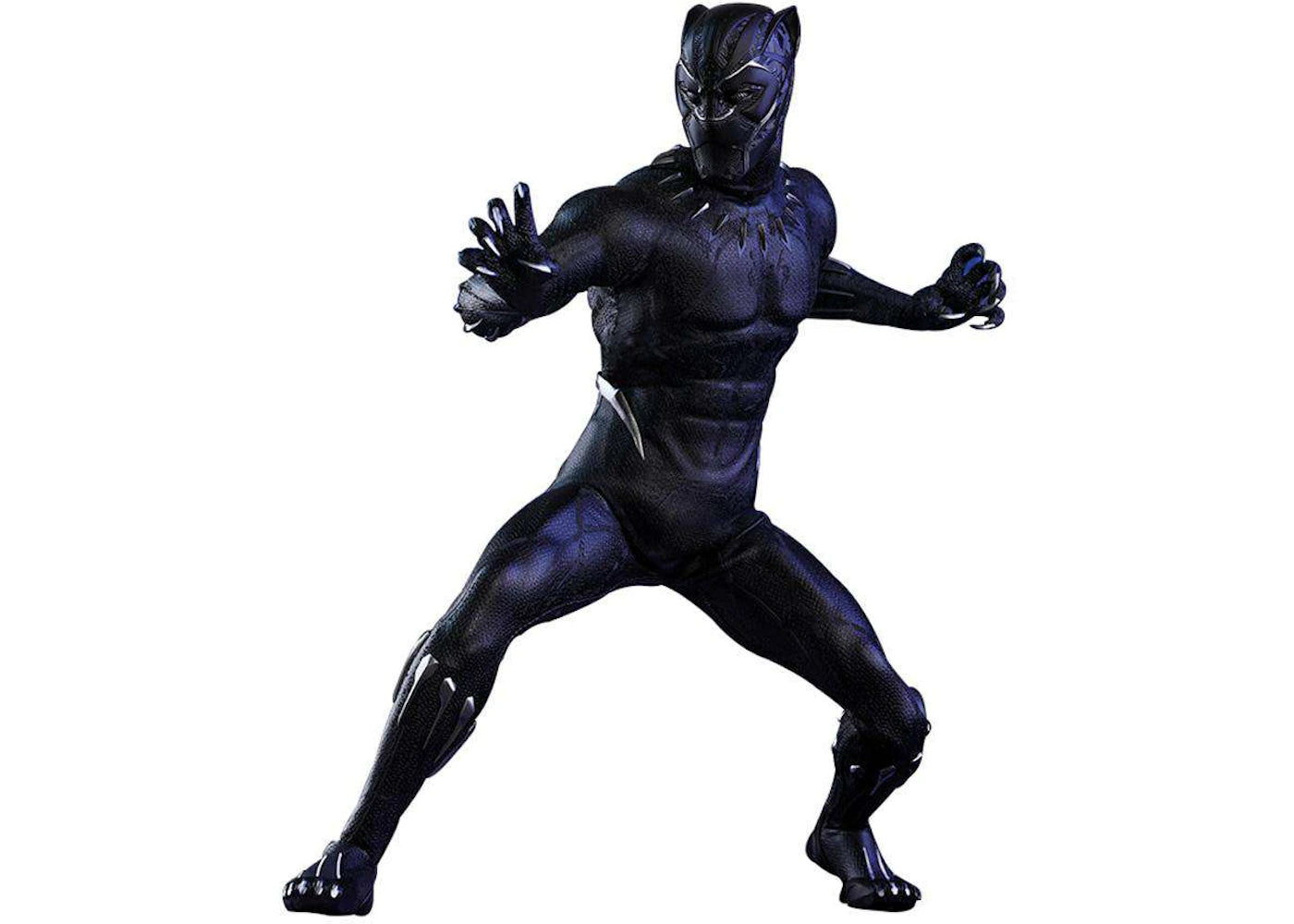 Hot Toys Marvel Movie Masterpiece Black Panther Collectible Figure -1