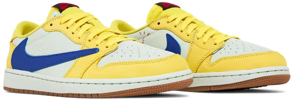Travis Scott x Wmns Air Jordan 1 Retro Low OG SP 'Canary' Pair