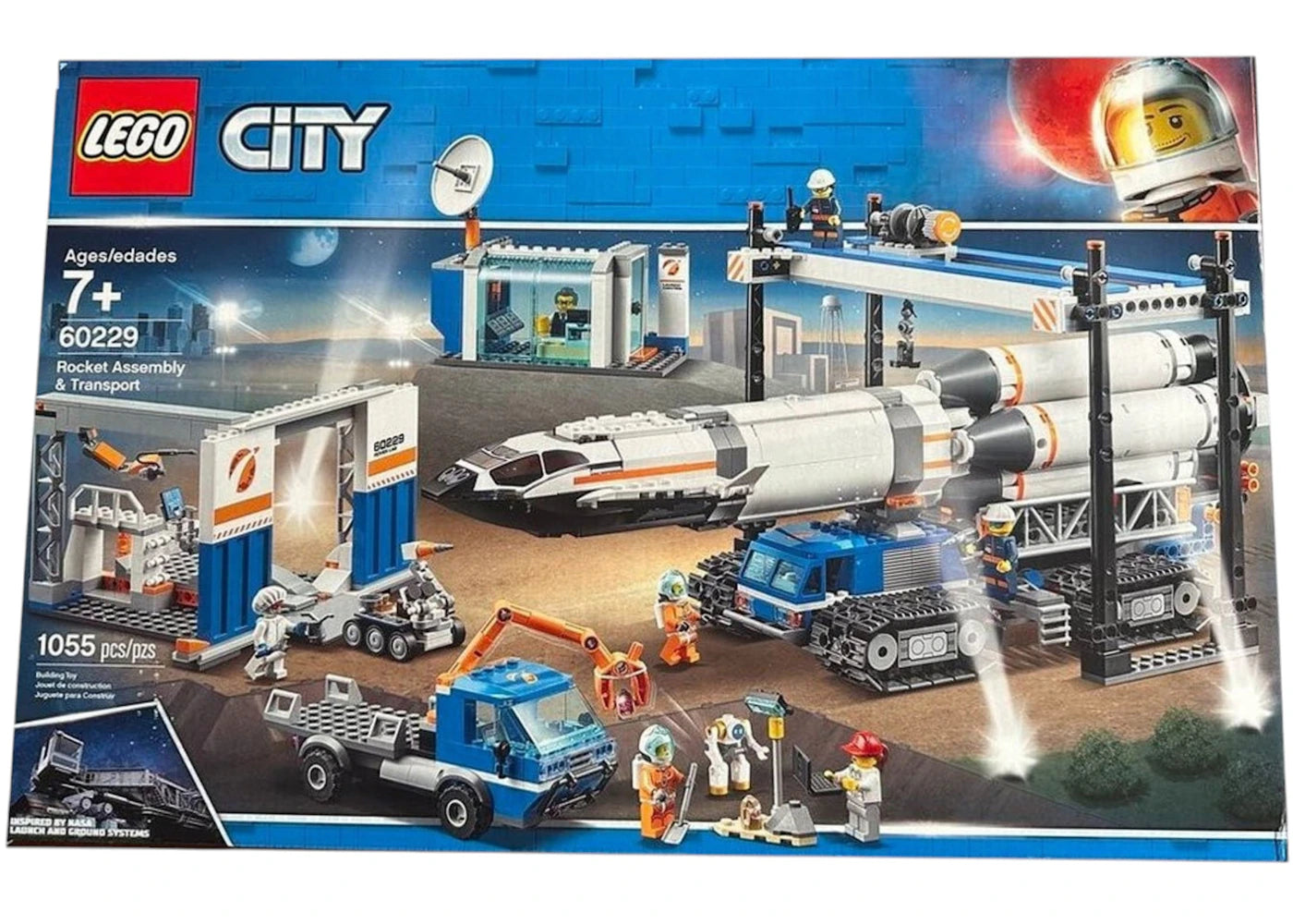 LEGO City Rocket Assembly & Transport Set 60229 -1