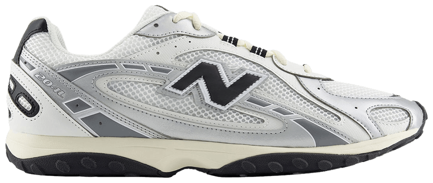 New Balance 204L Silver Metallic Black-1