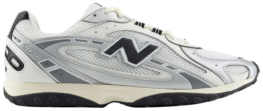New Balance 204L Silver Metallic Black-1