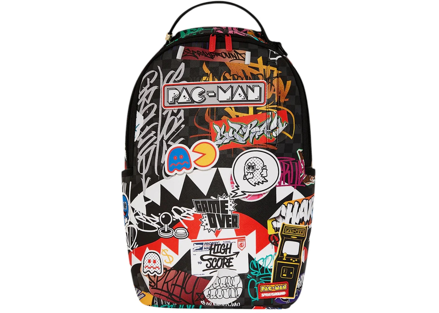 Sprayground Pacman Leveled-Up Art Backpack Multicolor -1