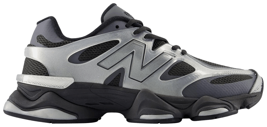 New Balance 9060 X Silver Metallic Black Cement-1