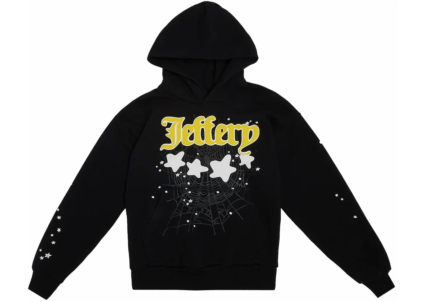 Sp5der Jeffery Hoodie Black -1