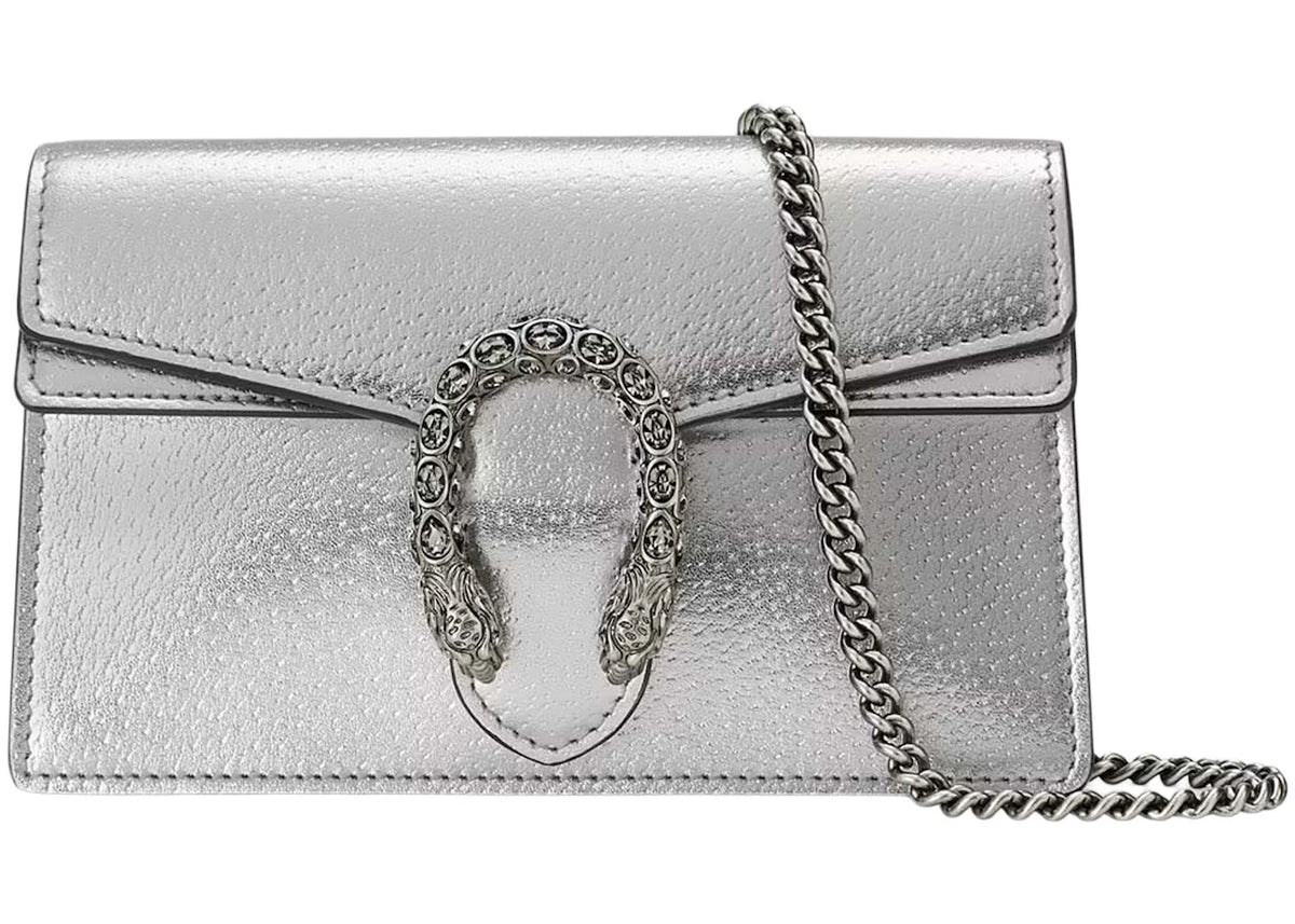 Gucci Dionysus Super Mini Bag Silver -1