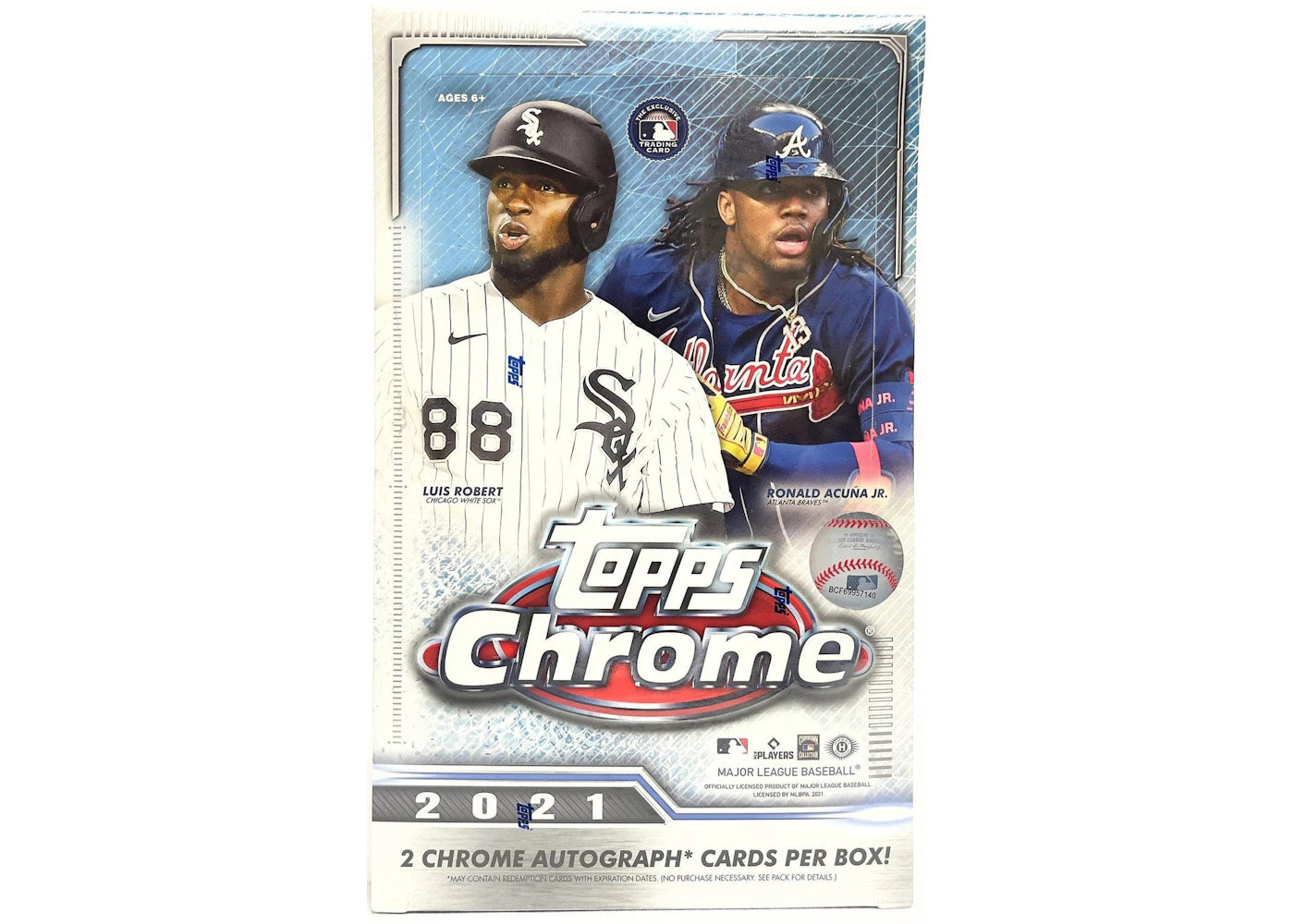 2021 Topps Chrome Baseball Hobby Box (Chrome Autographs) -1