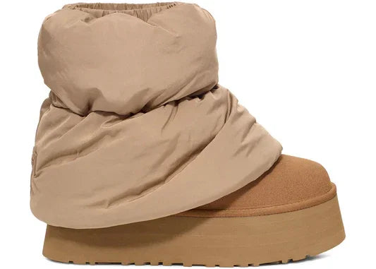 UGG Classic Mini Dipper Puffer Boot Amphora Chestnut (W)