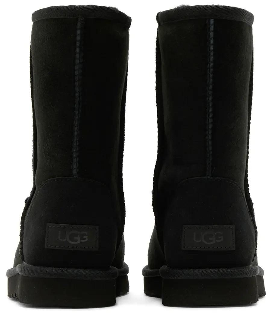 UGG Classic Short II Boot Black (W) heel counter