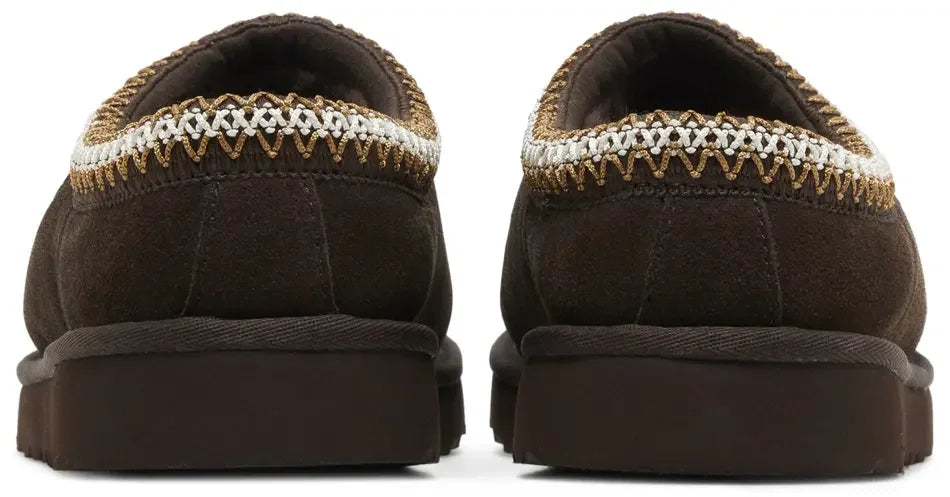 UGG Tasman Slipper Dusted Cocoa heel counter