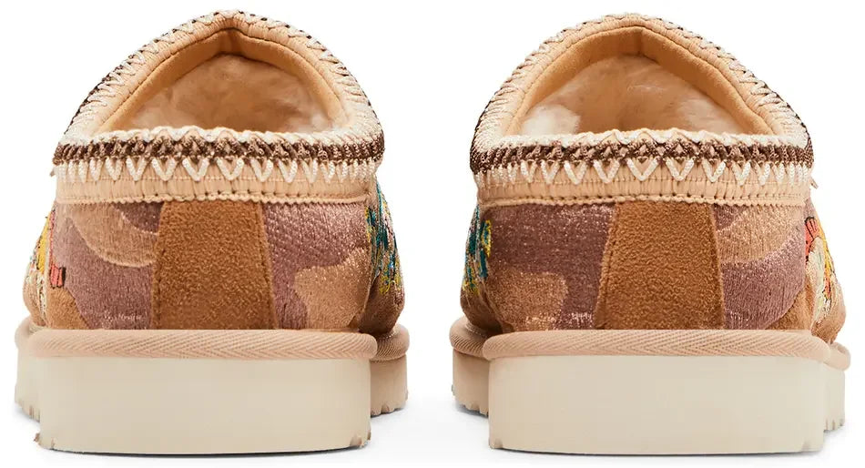 UGG Tasman Slipper Palace Chestnut Camo heel counter