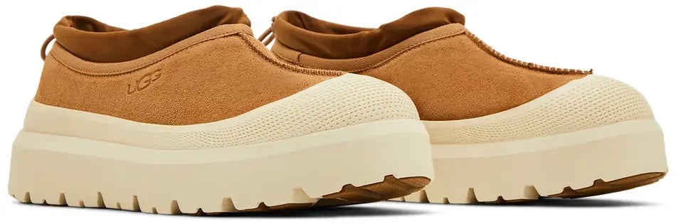 UGG Tasman Weather Hybrid Slipper Chestnut Whitecap pair