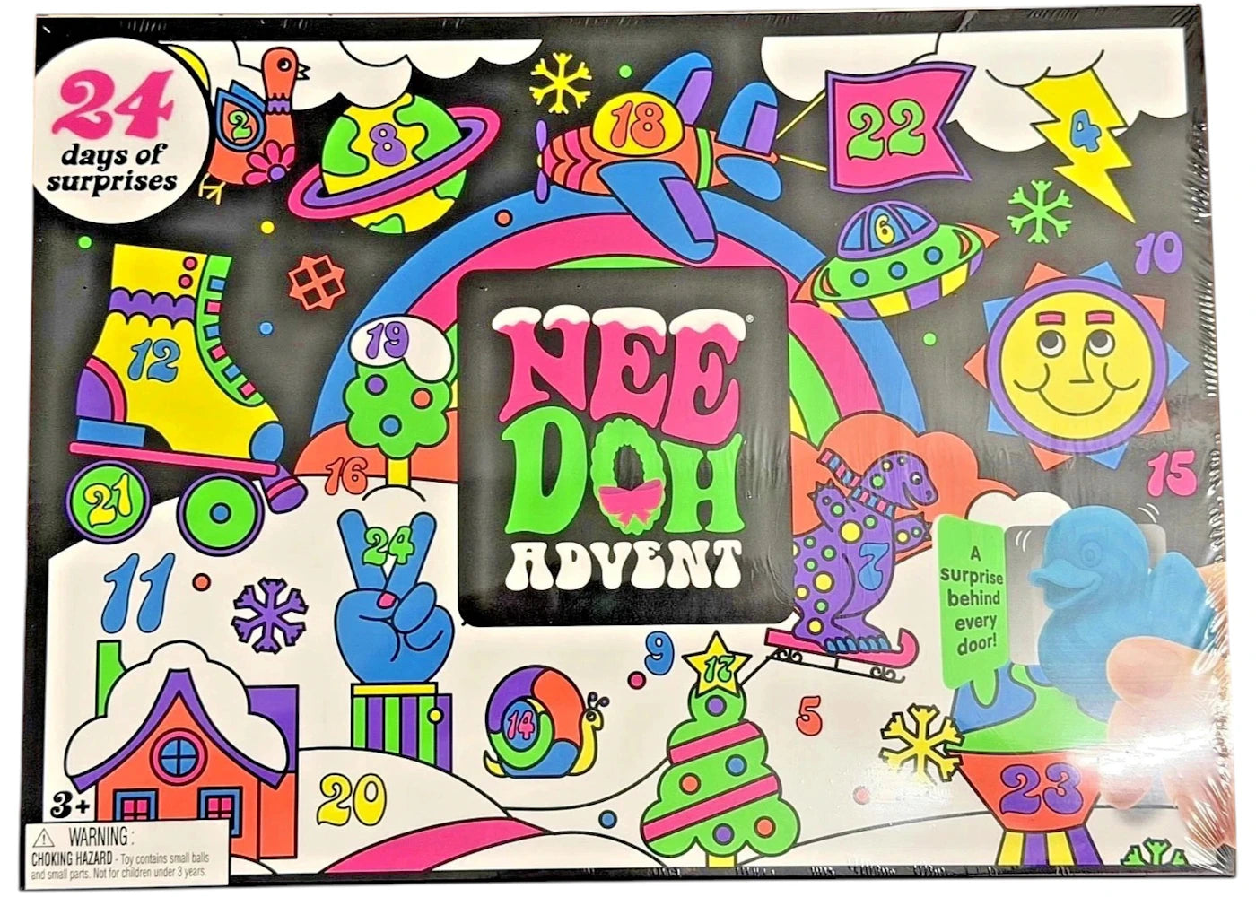 NeeDoh Holiday Advent Calendar 2026 Squishy Fidget Toy -1