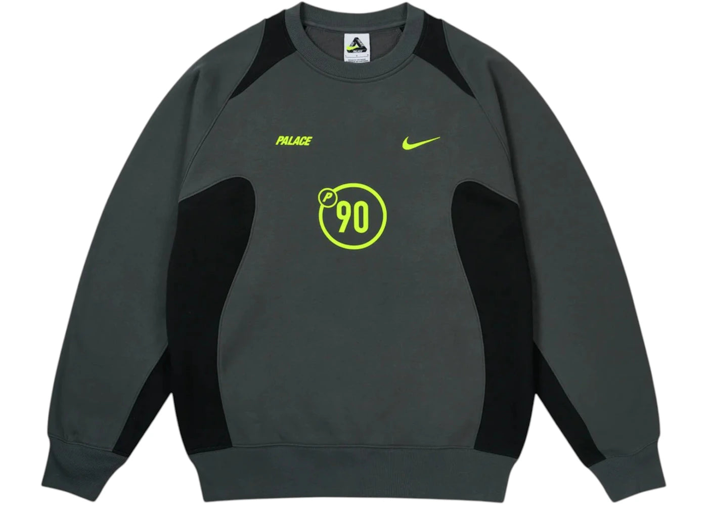 Palace x Nike Total P90 Crew Grey -1