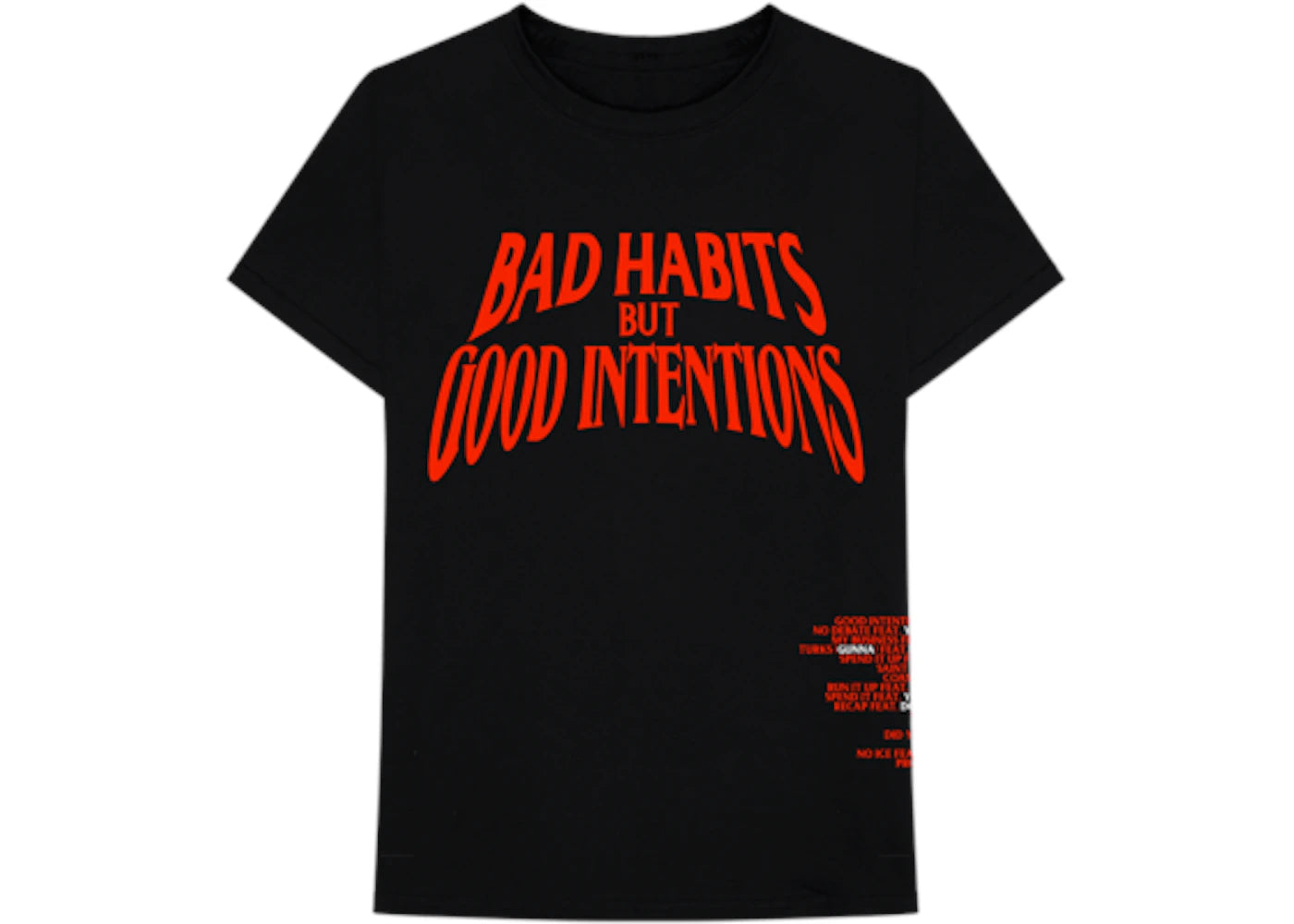 Nav x Vlone Bad Habits Tee Black -1