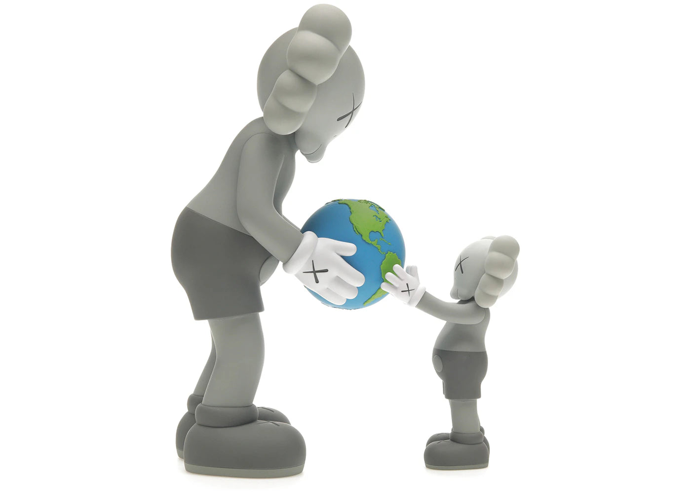 KAWS THE PROMISE Vinyl Figure Grey-1