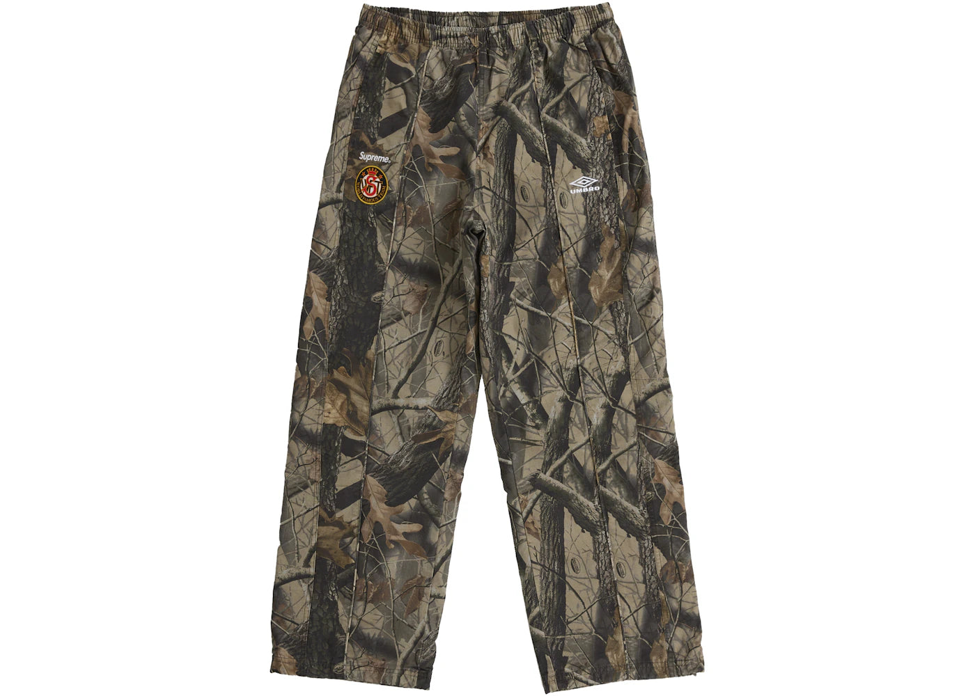 Supreme Umbro Cotton Ripstop Track Pant (SS26) Realtree Hardwoods Camo -1