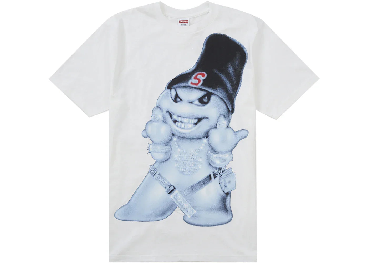 Supreme Snowman Tee White -1