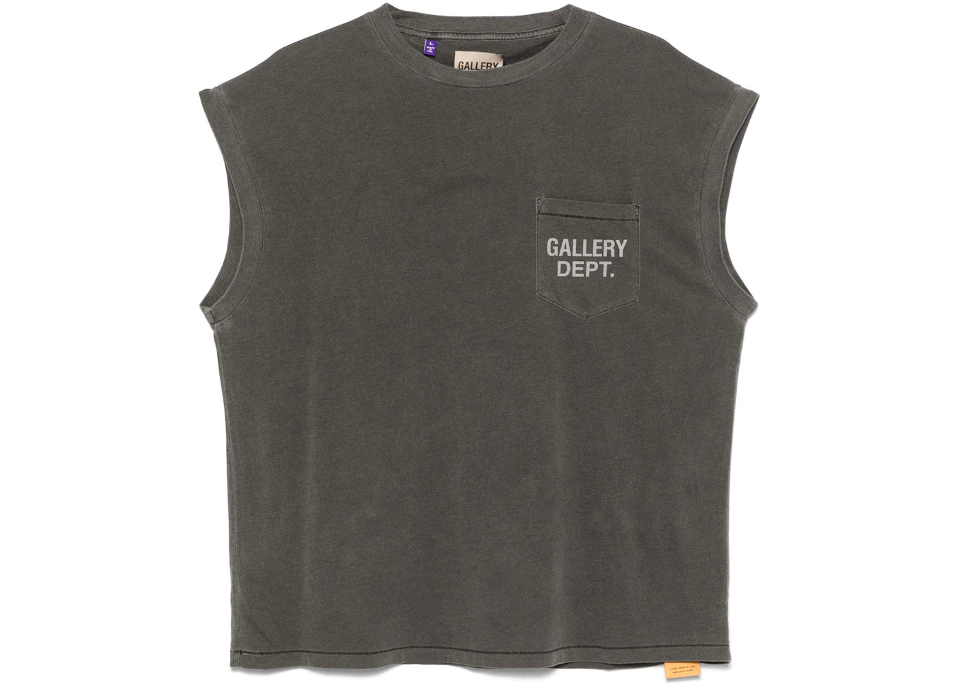 Gallery Dept. Augi Sleeveless T-shirt Vintage Black -1