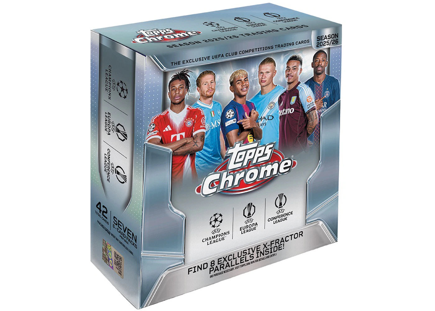 2025/26 Topps Chrome UEFA Club Competitions Mega Box -1