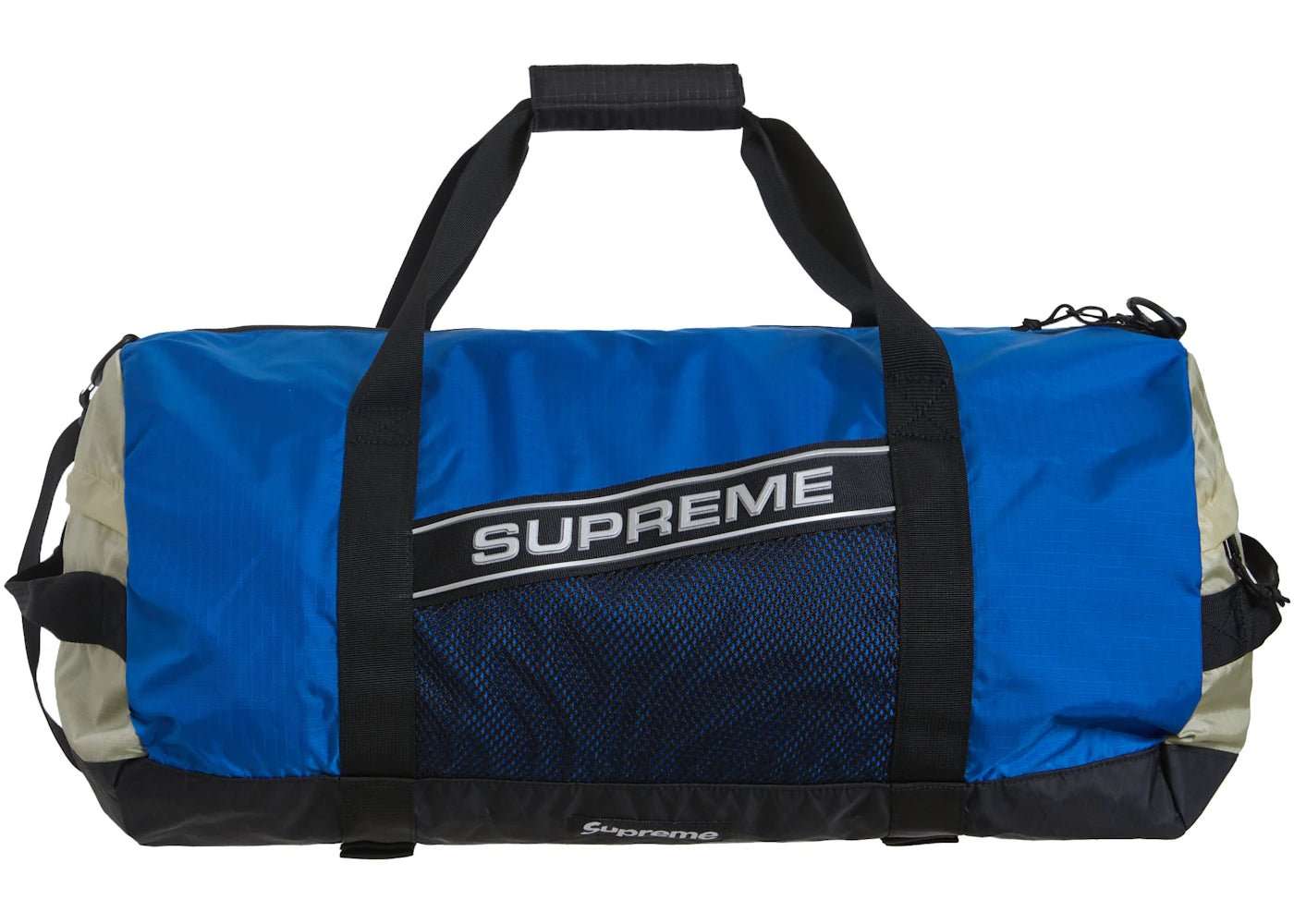 Supreme Logo Duffle Bag Blue -1