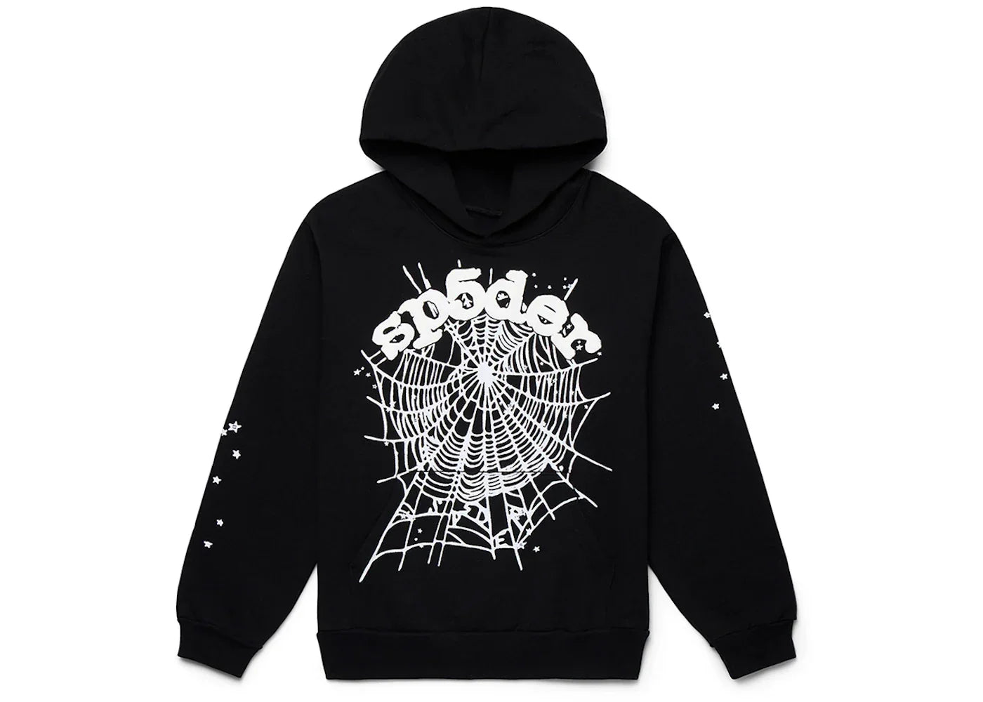 Sp5der OG Web Hoodie Black -1