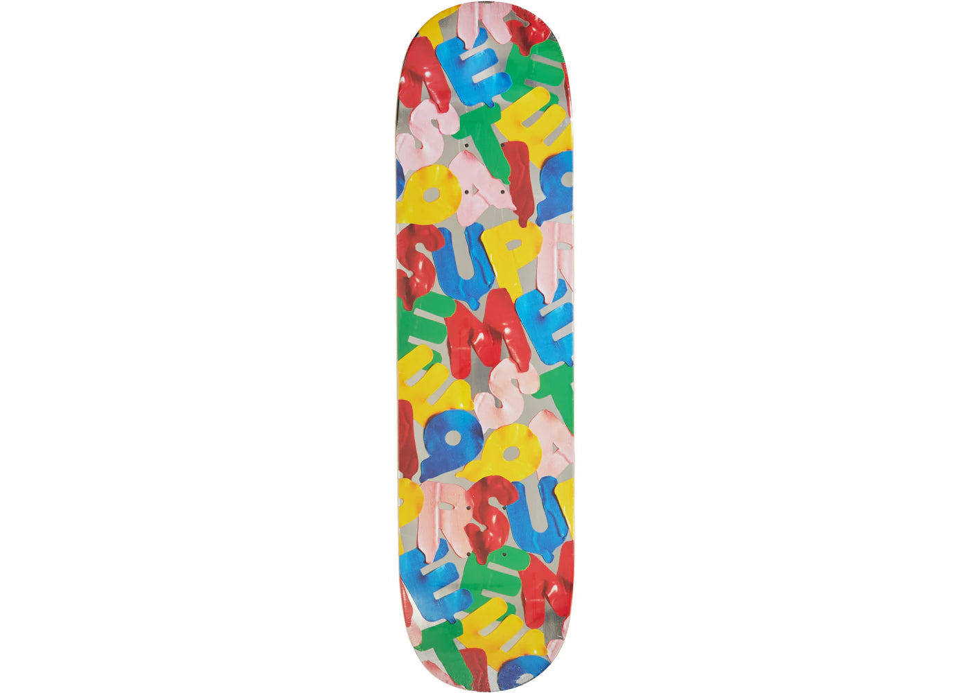 Supreme Balloons Skateboard Deck Silver -1