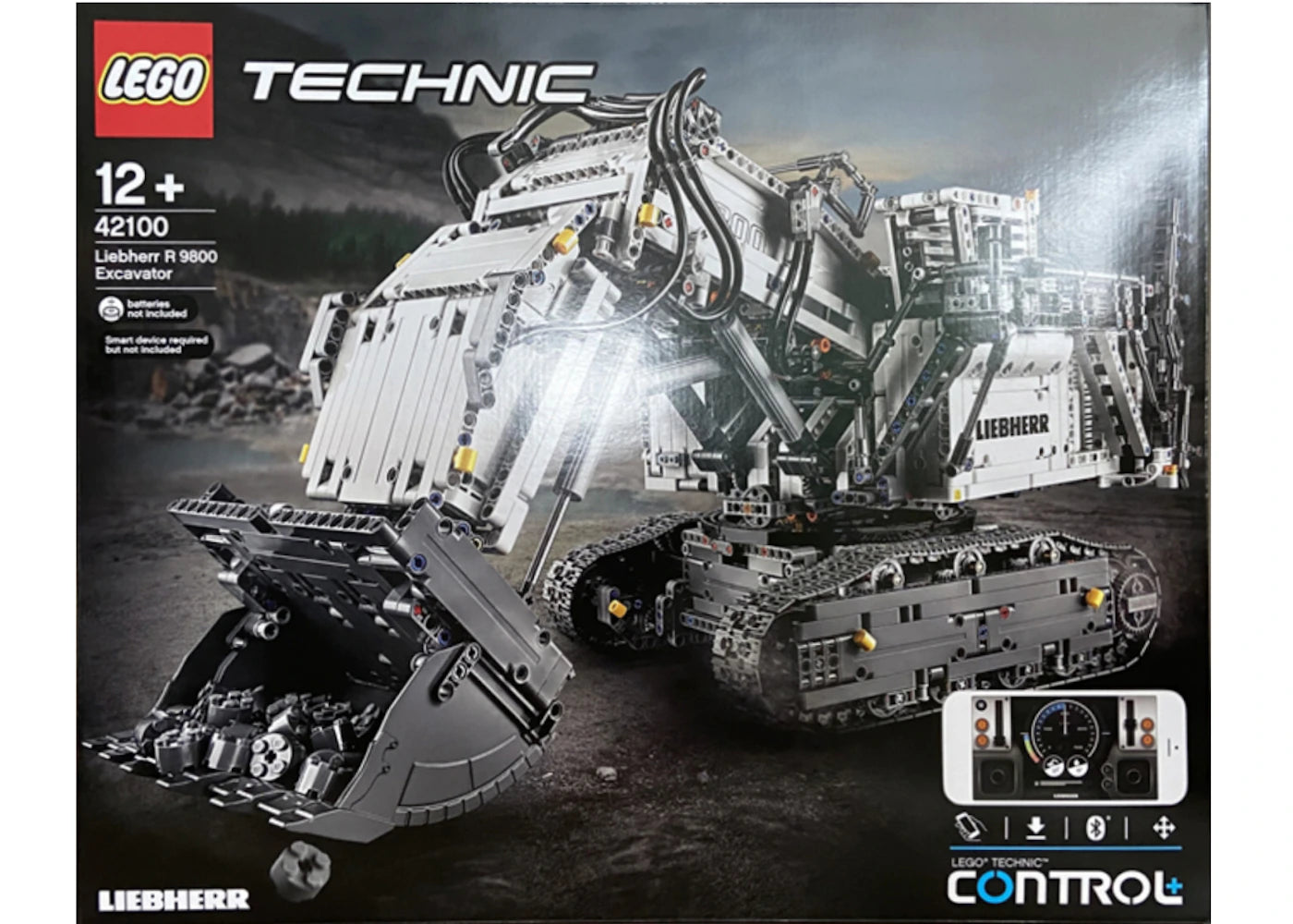 LEGO Technic Powered Up Liebherr R 9800 Excavator Set 42100 -1