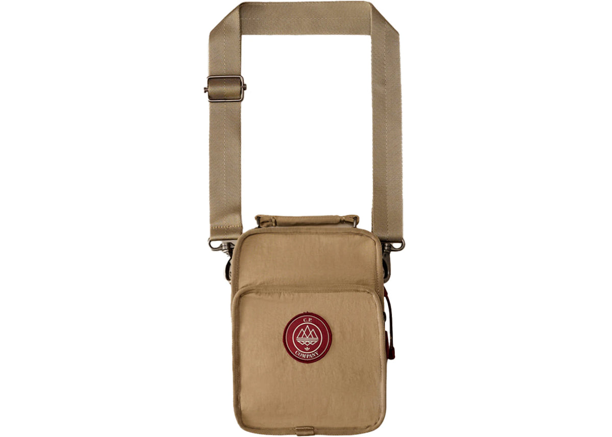 adidas SPZL x C.P. Company Nylon Twill Grisdale Shoulder Bag Cornstalk/Beige -1