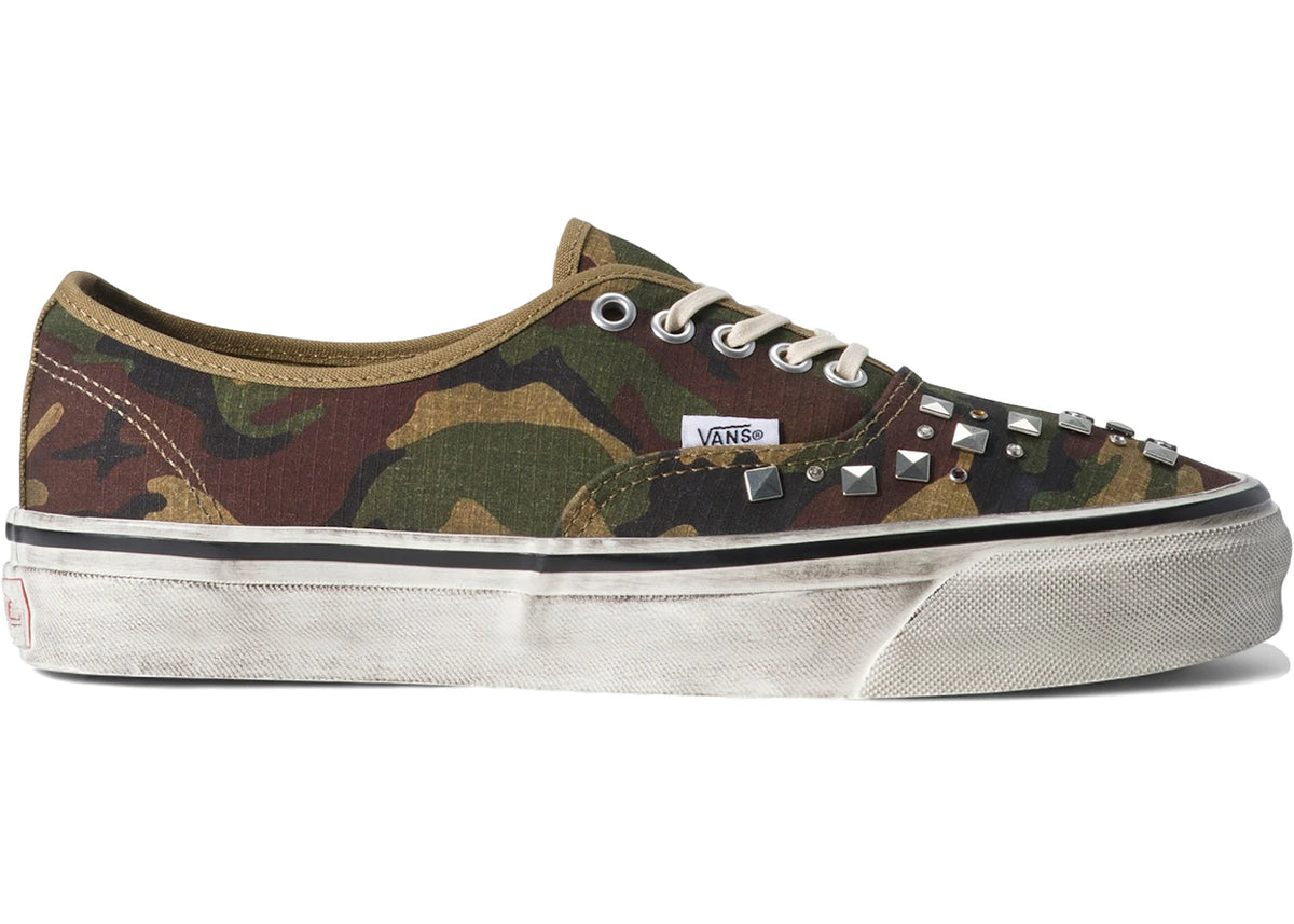 Vans Premium Authentic Woodland Camo Green -1