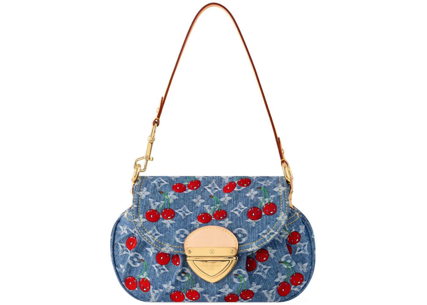 Louis Vuitton x Takashi Murakami Cherry Sunset Denim Monogram -1