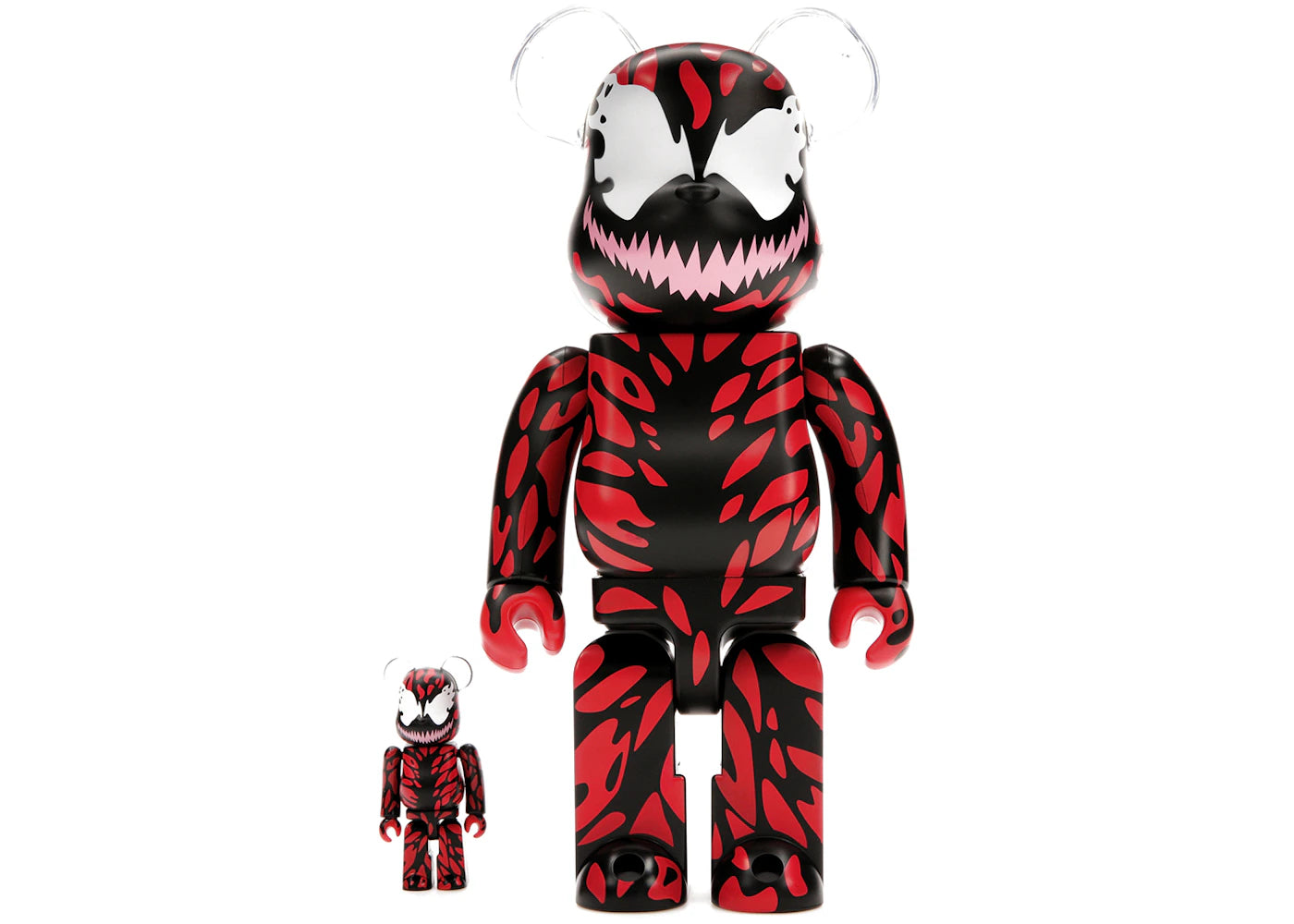 Bearbrick x Marvel Carnage 100% & 400% Set -1