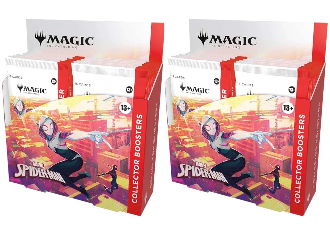 2025 Magic: The Gathering Marvel's Spider-Man Collector Booster Box 2x Lot -1