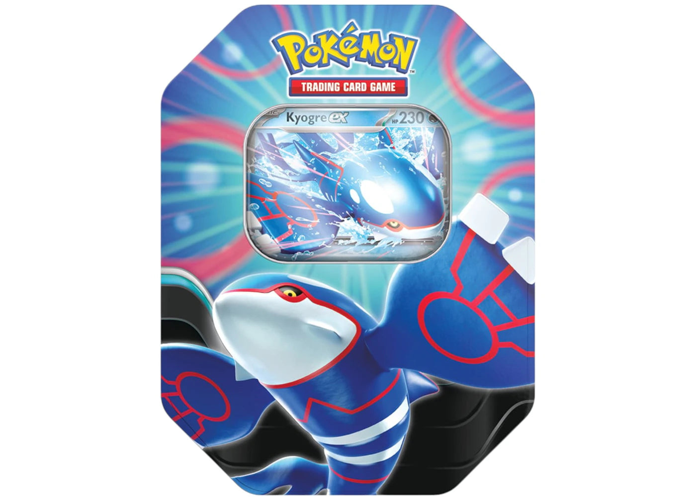 2025 Pokémon Azure Legends Kyogre EX Tin -1