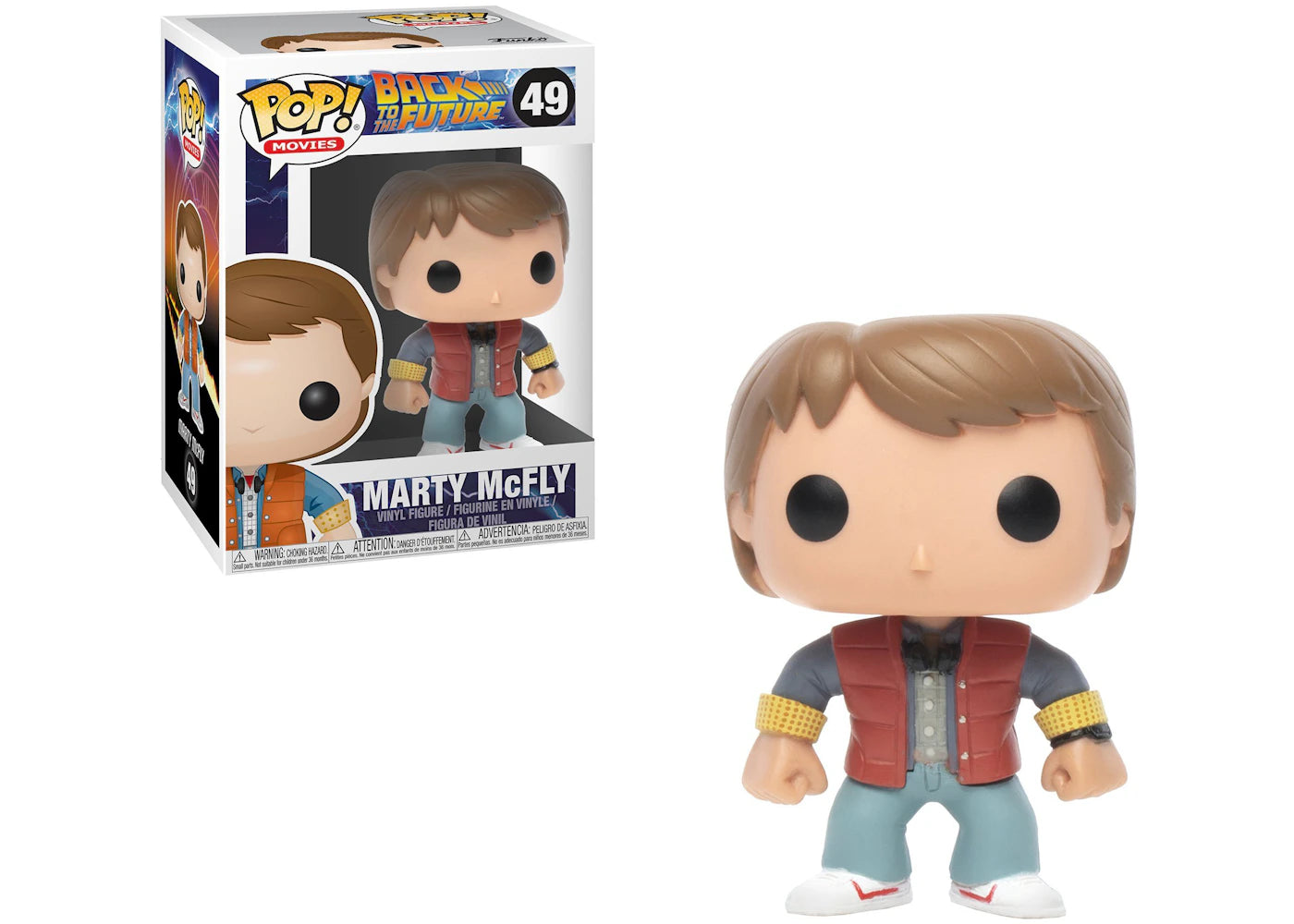 Funko Pop! Movies Back to the Future Marty McFly Figure #49 -1