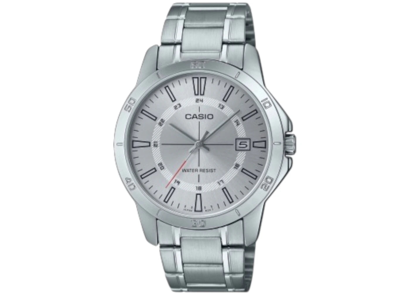 Casio Analog MTP-V004D-7C (Silver) -1