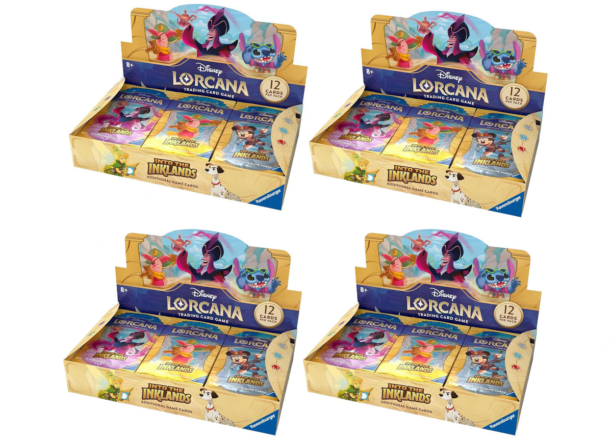 Disney Lorcana TCG Into the Inklands Booster Box 4x Lot -1