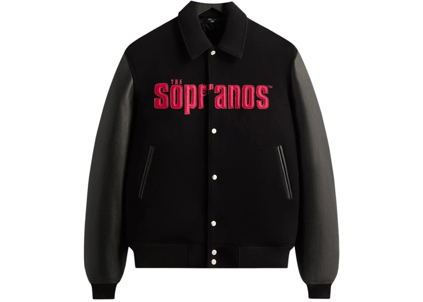 Kith x The Sopranos Varsity Jacket Black -1