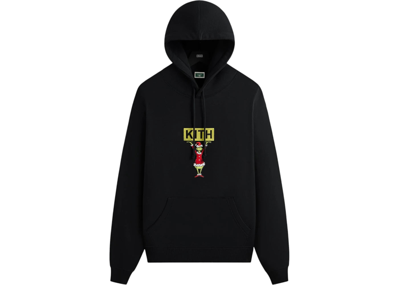 Kith x The Grinch Classic Logo Williams III Hoodie Black Beauty -1