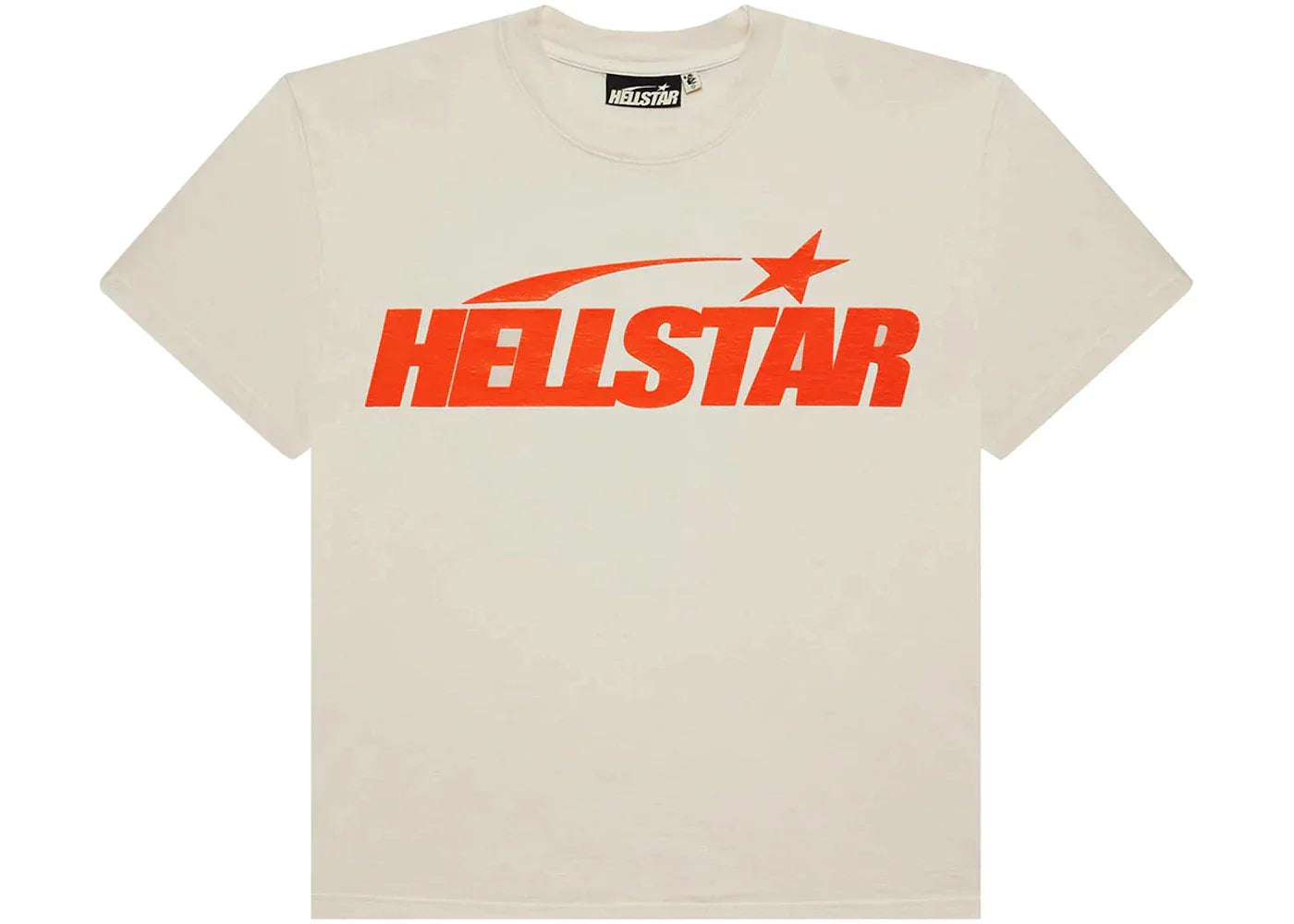 Hellstar Classic T-shirt (Regular Print) White/Orange -1