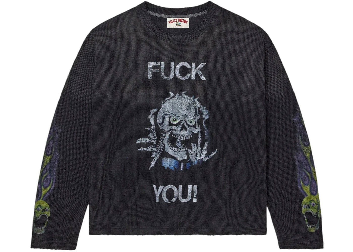 Vale Forever Fuck You Thermal L/S Tee Black -1