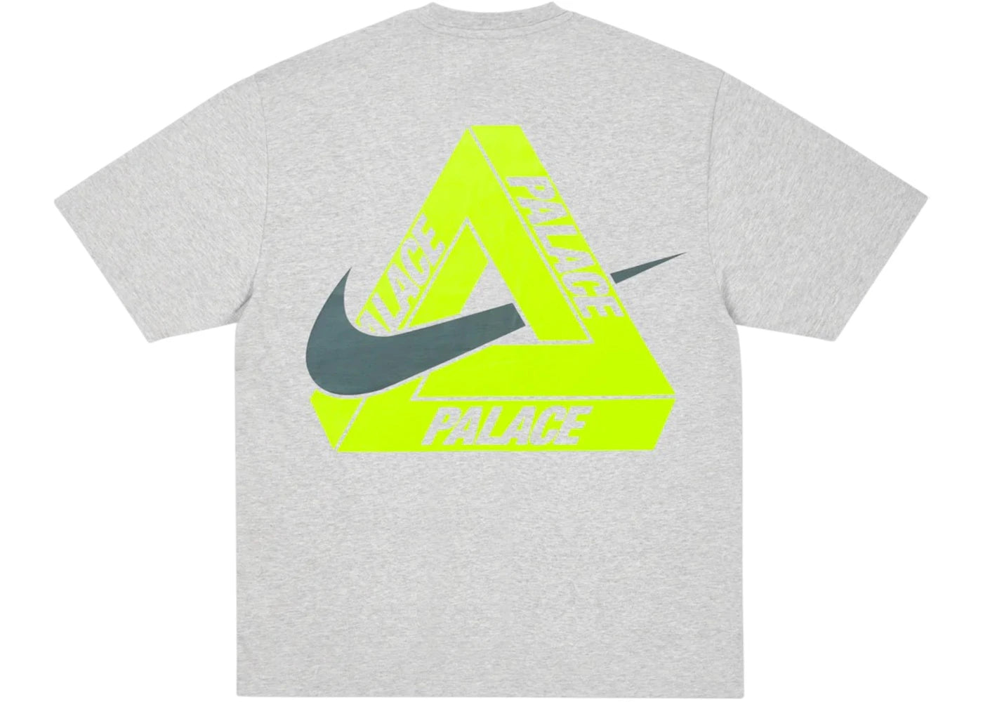 Palace x Nike Tri Swoosh T-Shirt Grey Marl -1