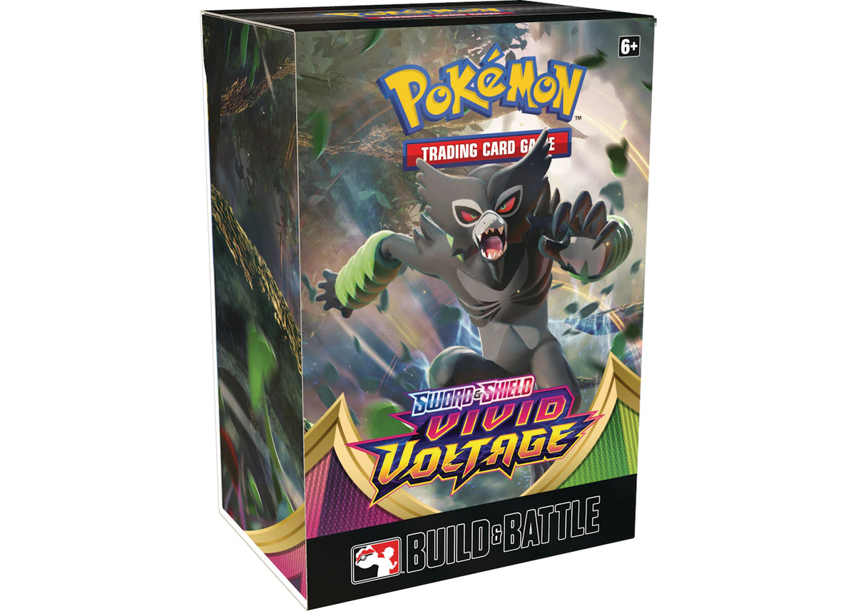 2020 Pokemon TCG Sword & Shield Vivid Voltage Build & Battle Box Pre-Release -1