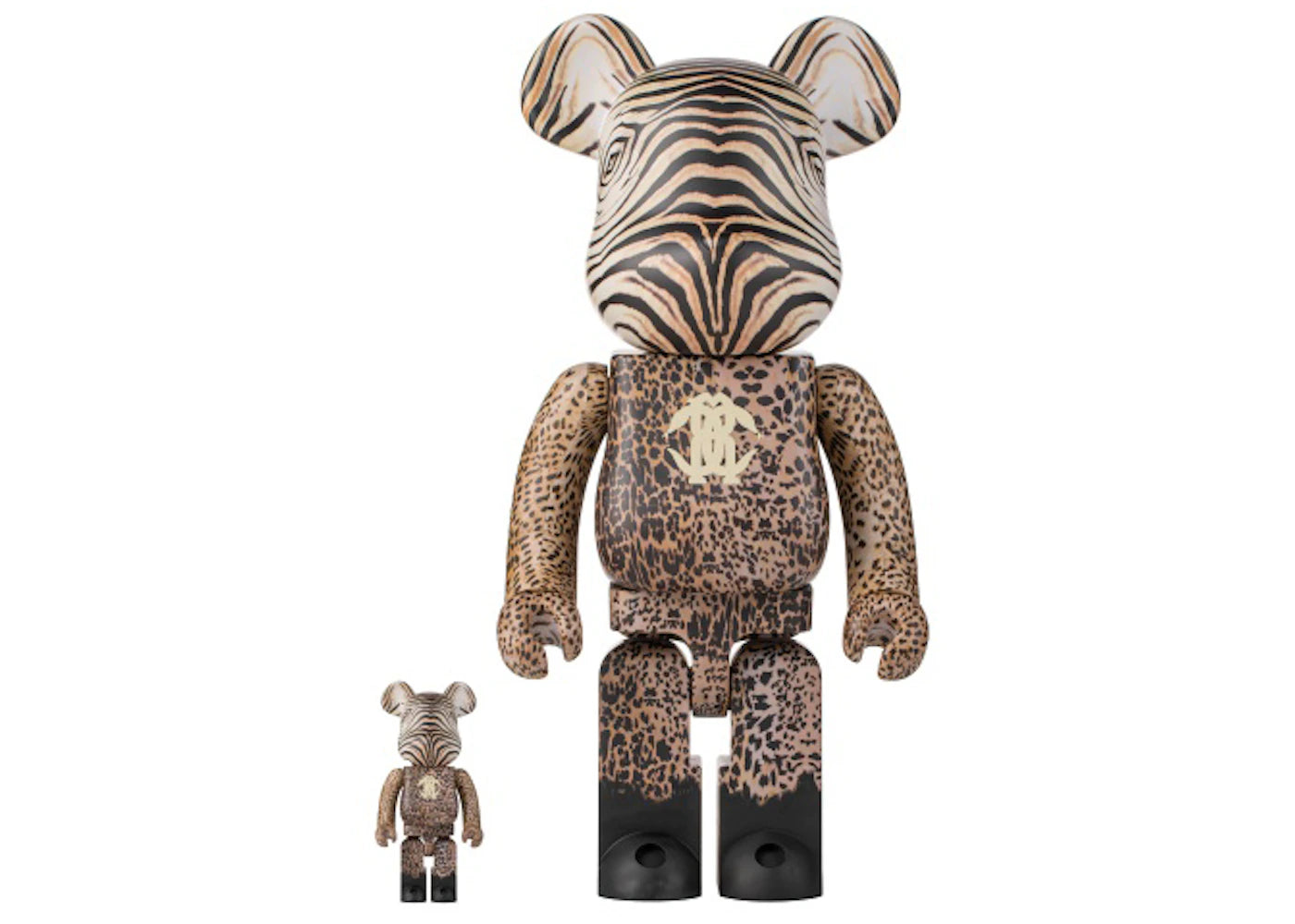 Bearbrick Macau 2023 x Roberto Cavalli 100% & 400% Set -1
