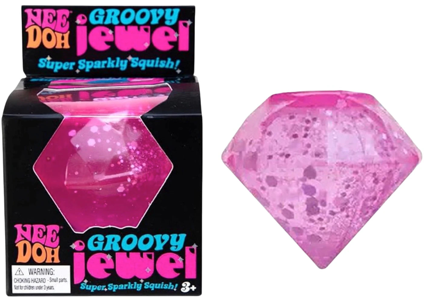 NeeDoh Groovy Jewel Mini Squishy Fidget Toy -1